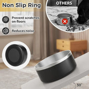 Stainless Steel Dog Bowl with Non-Slip Bottom