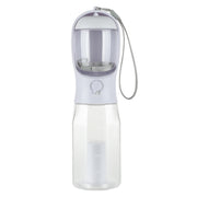 3-in-1 Portable Pet Water Bottle, Food Feeder, and Garbage Bag Dispenser