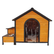 Spacious & Stylish Wooden Dog House
