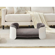 Scandinavian-Style Elevated Pet Couch Bed with Removable Mattress Cover