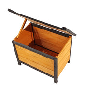 Spacious & Stylish Wooden Dog House