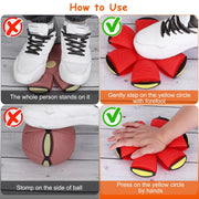 4-Pack Flying Saucer Ball with LED Lights