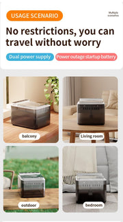 Wireless Charging Stainless Steel Cat Water Fountain