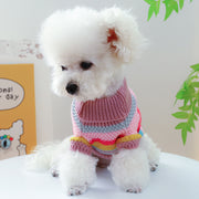 Pet Colorful Striped Sweater