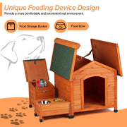 Fir Wood Cat & Dog House