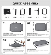 Large Elevated Dog Bed