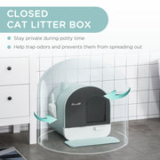 Enclosed Cat Litter Box