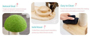 Mushroom Sisal Rope Cat Scratching Post with Interactive Ball Track
