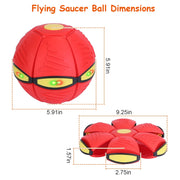 4-Pack Flying Saucer Ball with LED Lights