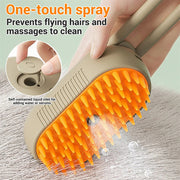 Pet Steam Grooming Brush