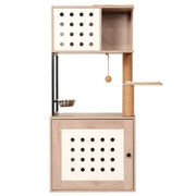 All-in-One Cat Tree with Litter Box Enclosure