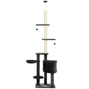 Adjustable Height Floor-To-Ceiling Vertical Cat Tree