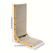 Large L-Shape Cat Scratching Board with Ball Toy