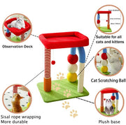 Cat Tree With Built-in Bed