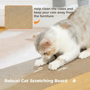 Multi-Hole Cat Tunnel with Scratching Board & Pom Poms