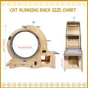 6-in-1 Upgraded Cat Exercise Wheel