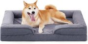 Large Orthopedic Dog Sofa Bed with Supportive Foam, Washable Cover & Waterproof Lining