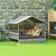 Rattan Dog Bed & Pet Sofa Tent