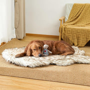 Luxury Faux Fur Memory Foam Dog Bed
