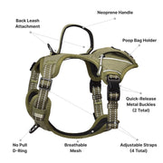 High-Performance Tactical Dog Harness