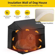 Large Outdoor Dog House with Insulated Liner