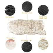Luxury Faux Fur Memory Foam Dog Bed