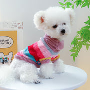 Pet Colorful Striped Sweater