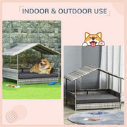 Rattan Dog Bed & Pet Sofa Tent