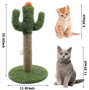 Cactus Cat Climbing Tree