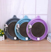 Multi-Functional Cat Scratching Board with Ball Track
