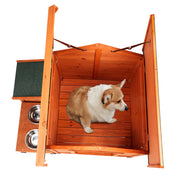 Fir Wood Cat & Dog House