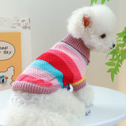 Pet Colorful Striped Sweater
