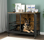 Modern Multifunctional Dog Cage Furniture with Removable Tray