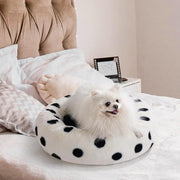 Donut Polka Dot Cat Bed