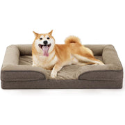 Large Orthopedic Dog Sofa Bed with Supportive Foam, Washable Cover & Waterproof Lining