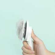 Round Handle Self-Cleaning Pet Comb