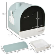 Enclosed Cat Litter Box