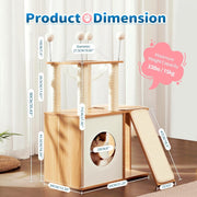 Indoor Wooden Cat Climbing Frame