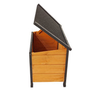 Spacious & Stylish Wooden Dog House