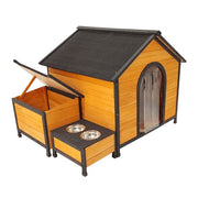 Spacious & Stylish Wooden Dog House