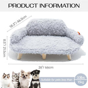 Elevated Cat Bed with Washable Cover