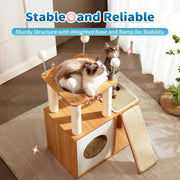 Indoor Wooden Cat Climbing Frame