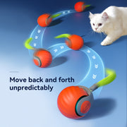 Rechargeable Cat Toy with Automatic Teaser Modes