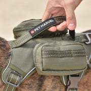 High-Performance Tactical Dog Harness with Backpack