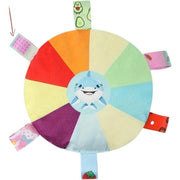 Plush Dog Flying Disc & Interactive Chew Toy