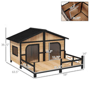 Large Wooden Dog House