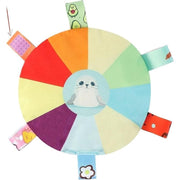 Plush Dog Flying Disc & Interactive Chew Toy