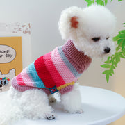 Pet Colorful Striped Sweater