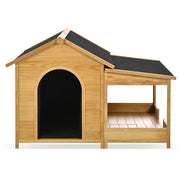 Large Outdoor Dog House with Insulated Liner