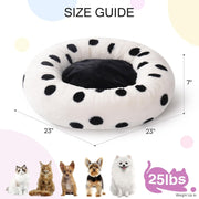 Donut Polka Dot Cat Bed